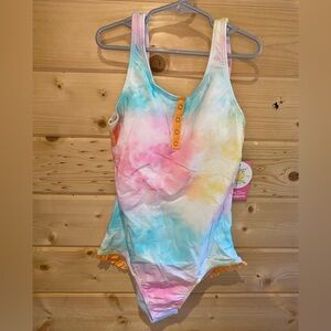 NWT rufflebutts one piece swimsuits size 16